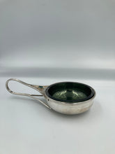 Load image into Gallery viewer, Jam Dish with Green Agate and Glass Dish by Hart Silversmiths