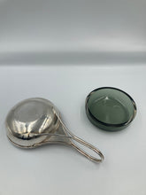 Load image into Gallery viewer, Jam Dish with Green Agate and Glass Dish by Hart Silversmiths