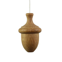 Load image into Gallery viewer, Oak Acorn Light Pull