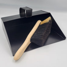 Load image into Gallery viewer, Black Metal Dustpan