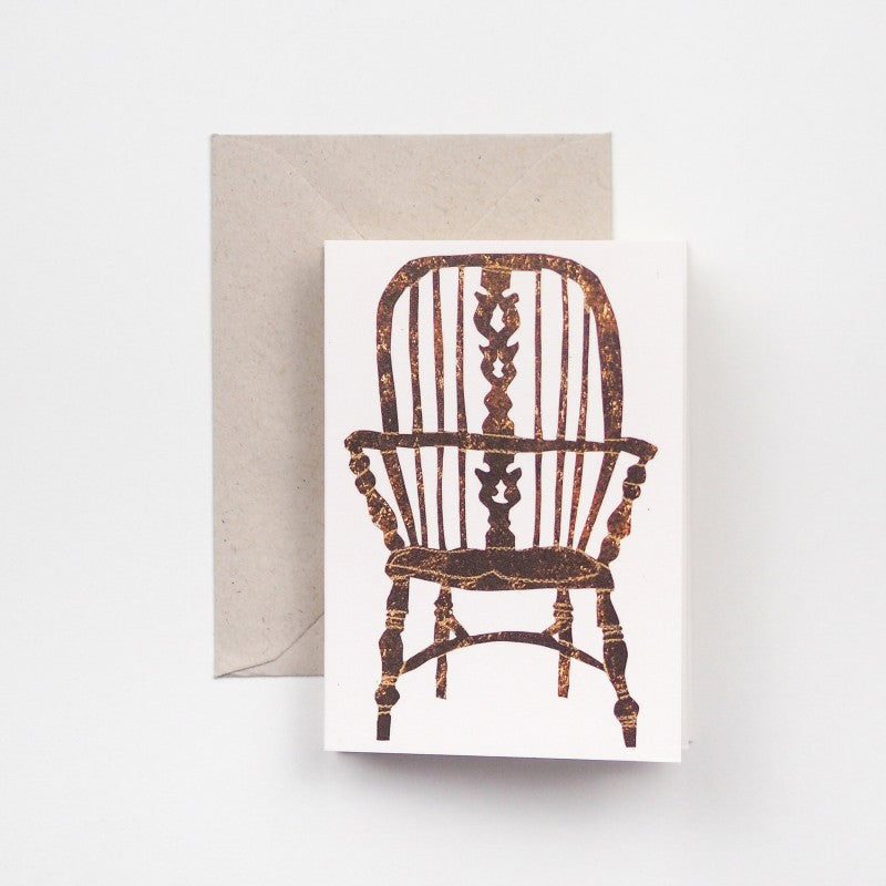 Chairs folding greetings card