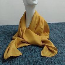 Load image into Gallery viewer, Single colour silk scarf
