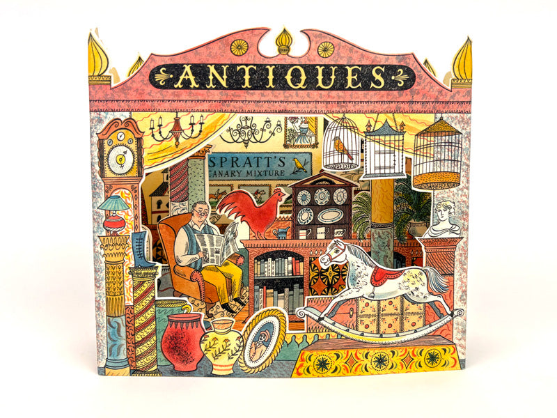 Antiques Pop Up Card