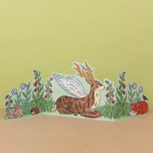 Load image into Gallery viewer, Enchanted Peryton Die-Cut Card
