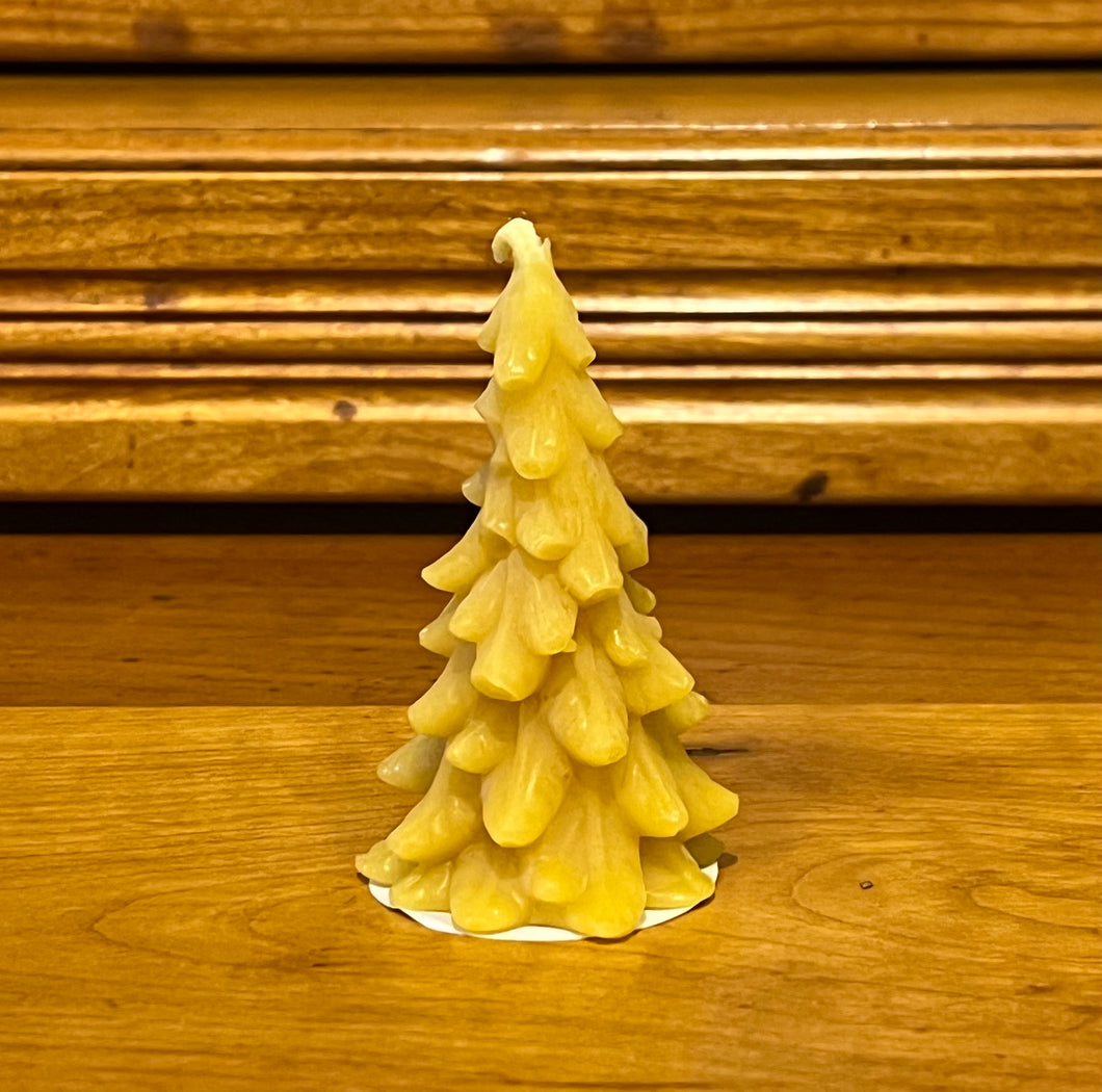 Beeswax Christmas Tree Candle