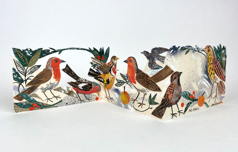 Winter Feast Robins Flight by Mark Hearld
