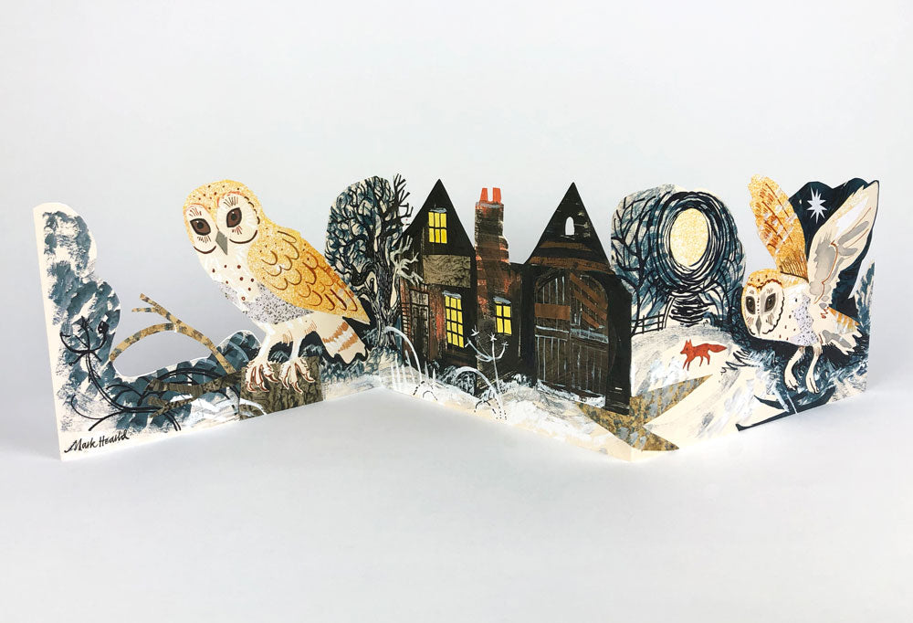 Owl Silent Flight by Mark Hearld