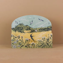 Load image into Gallery viewer, Bayfield Swallows Die-Cut by Niki Bowers
