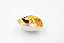 Load image into Gallery viewer, Black &amp; Platinum Pebble Bowl - Penny Little Ceramics
