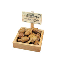 Load image into Gallery viewer, Oak Acorn Light Pull
