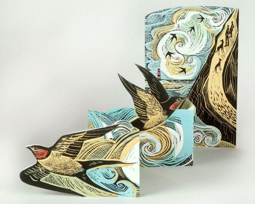 Fold-out cards by Angela Harding