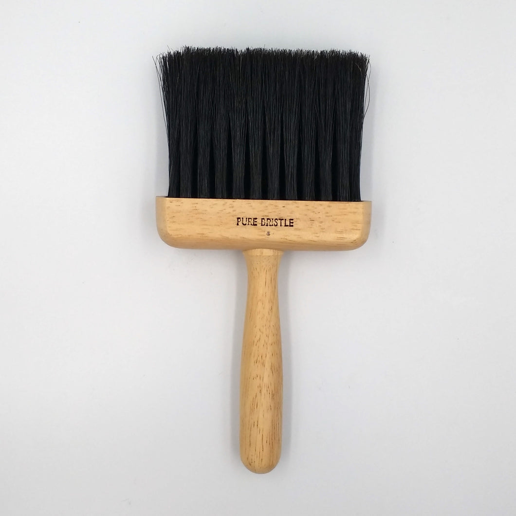 Natural bristle dusting brushes
