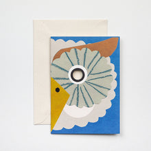 Load image into Gallery viewer, Owl mask greetings card
